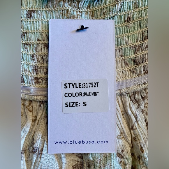 NEW Blue B. Pale Mint Tank Top Size Small - Picture 9 of 10